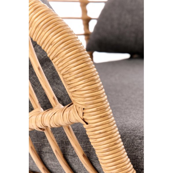 Minos 2-Sitzer-Sofa - Rattan + Fleckentferner fr Mbel