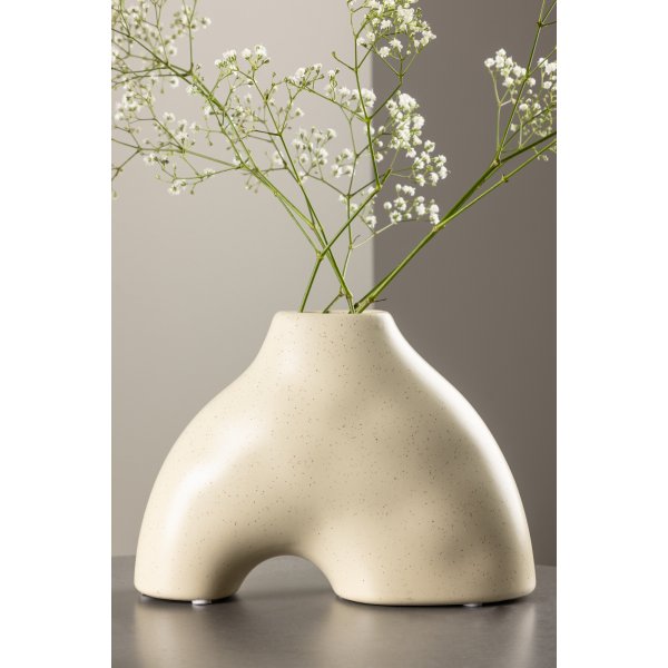 Kento Kerzenhalter - Beige/Schwarz Kento Kerzenhalter - Beige/Schwarz