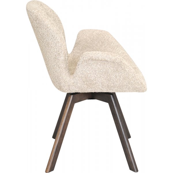 Bjerke Esszimmerstuhl - Beige/Braun