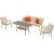 Pure Lounge-Gruppe 3 - Creme