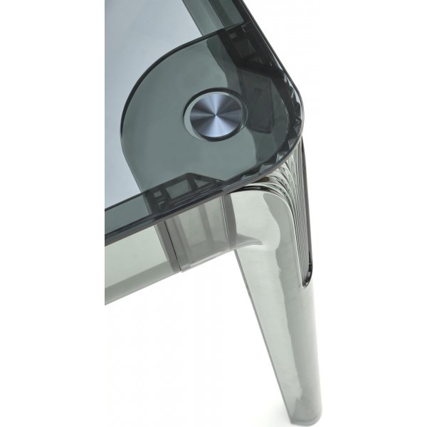 Gomez Esstisch 120 x 80 cm - Rauchglas Gomez Esstisch 120 x 80 cm - Rauchglas