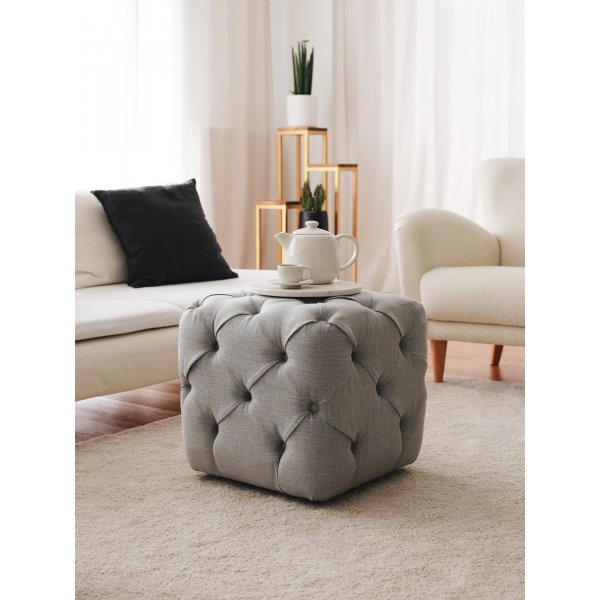 Colchester Pouf - Grau Colchester Pouf - Grau