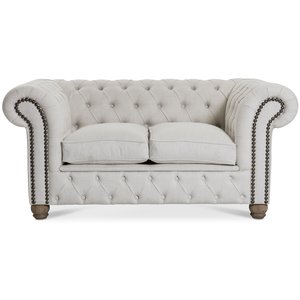 Chesterfield Artsome 2-Sitzer-Sofa - Jede Farbe und jeder Stoff