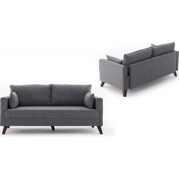 Bella 2-Sitzer-Sofa - Grau Bella 2-Sitzer-Sofa - Grau