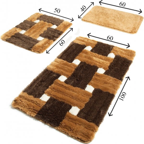 Badezimmerteppich Piazza - Grau