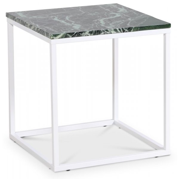 Accent Couchtisch 50 - Grner Marmor / Wei