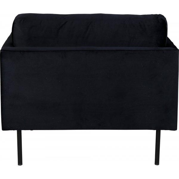 Eden Sessel - Schwarzer Samt Eden Sessel - Schwarzer Samt