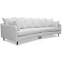 Gotland 4-Sitzer-geschwungenes Sofa 301 cm - Off-white Leinen