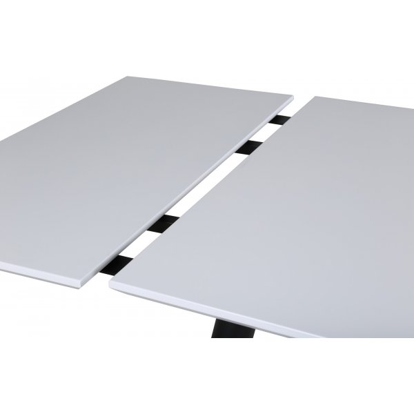 Hendry Esstisch 150-240 cm - Weiß/Schwarz Hendry Esstisch 150-240 cm - Weiß/Schwarz