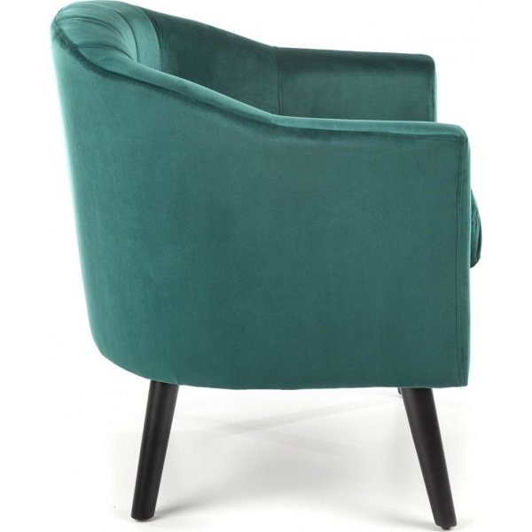 Aric Sessel - Dunkelgrün/Schwarz + Möbelreinigung Aric Sessel - Dunkelgrün/Schwarz + Möbelreinigung