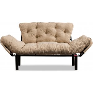 Nitta 2-Sitzer-Schlafsofa - Creme