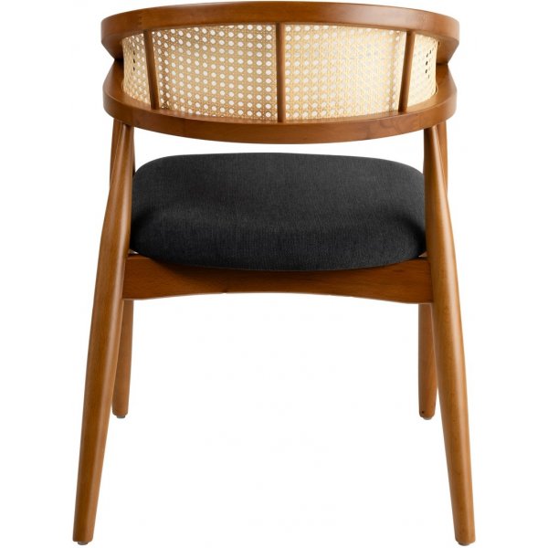 Limburg-Gestellstuhl - Eiche/Schwarz