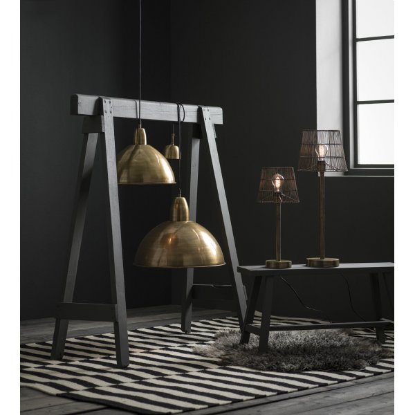 Columbus-Lampensockel - Rustikales Messing - 35 cm Columbus-Lampensockel - Rustikales Messing - 35 cm