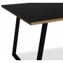 Edge 3.0 Essgruppe 190x90 cm inkl. 6 schwarzen Freischwingern Castor - Schwarz Hochdrucklaminat (HPL)