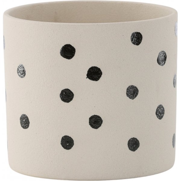 Sane Topf 18 x 17 cm - Schwarz/Wei