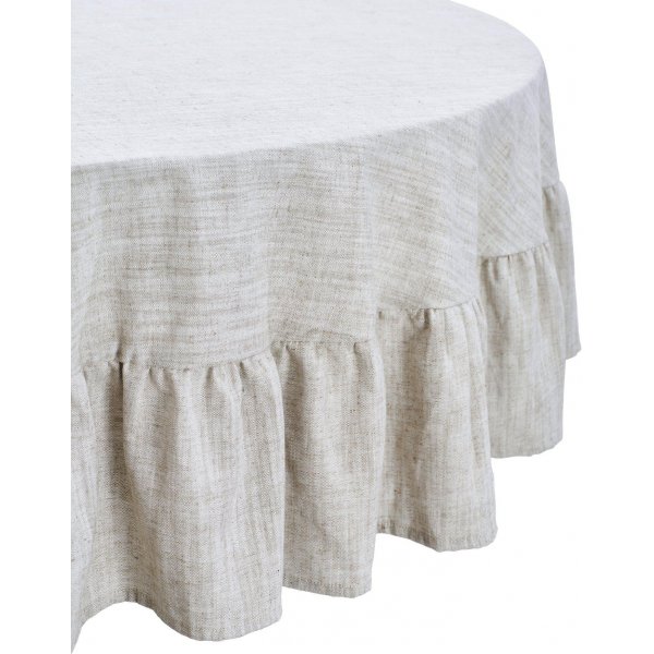 Sabina Tischdecke Ø160 cm - Leinen Sabina Tischdecke Ø160 cm - Leinen
