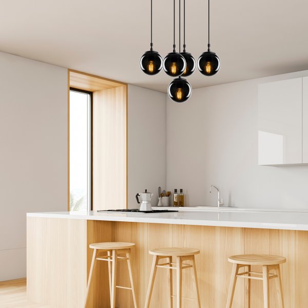 Effy Deckenleuchte 2171 - Schwarz/Rauch