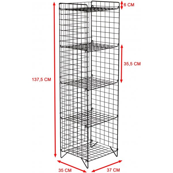 Elvis-Bücherregal - Schwarz Elvis-Bücherregal - Schwarz