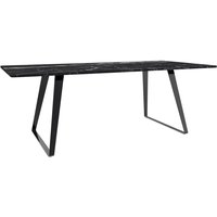 Esstisch Duffy 200 cm - Schwarz / Schwarzer Marmor Esstisch Duffy 200 cm - Schwarz / Schwarzer Marmor