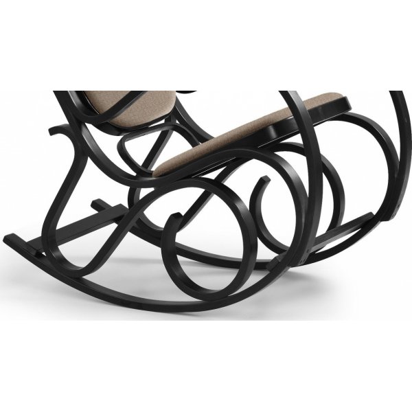 Komfort-Schaukelstuhl - Braun/Wenge