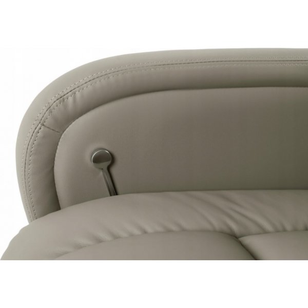 Bibi Liegesessel mit Massage - beiges PVC