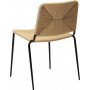 Stiletto-Esszimmerstuhl - Beige/Schwarz