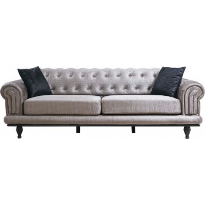 Polyanna 3-Sitzer-Sofa - Grau