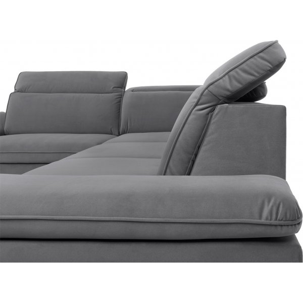 Darby Ecksofa links - Grau
