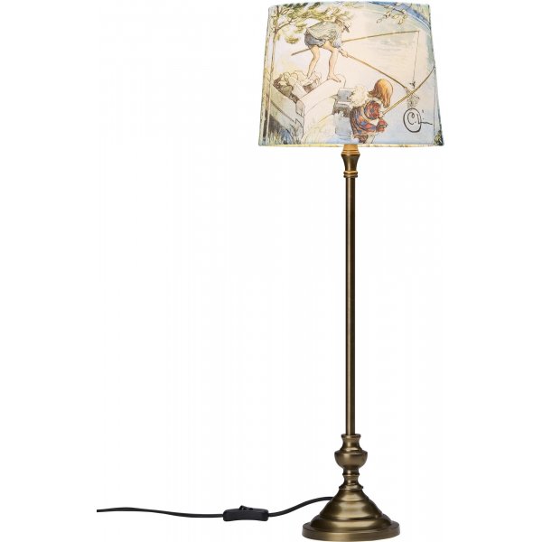 Andrea Crab Catch Tischlampe - Antikmessing Andrea Crab Catch Tischlampe - Antikmessing