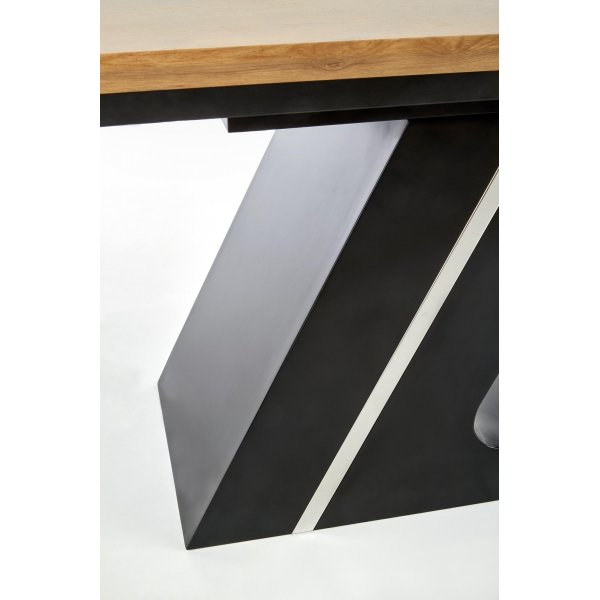 Becca Esstisch 160-220 cm - Eiche/schwarz Becca Esstisch 160-220 cm - Eiche/schwarz