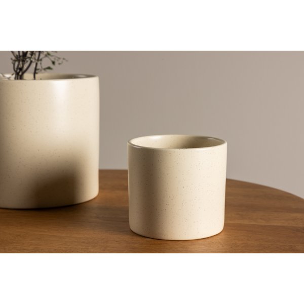 Sane Topf 11 x 10 cm - Beige/Schwarz Sane Topf 11 x 10 cm - Beige/Schwarz