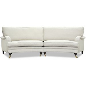 Howard 4-Sitzer-geschwungenes Sofa 295 cm - Hellbeige