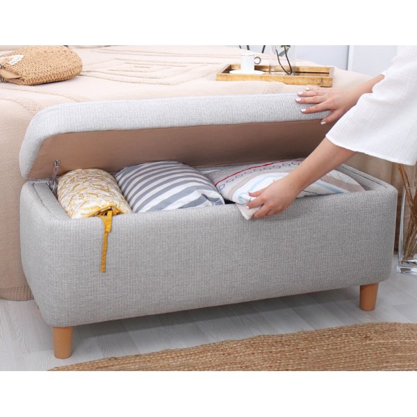 Rocio Pouf - Hellgrau Rocio Pouf - Hellgrau