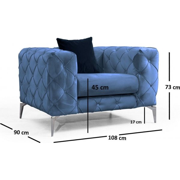 Como Sessel - Blau Como Sessel - Blau