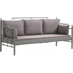 Hampus 3-Sitzer Outdoor-Sofa - Braun + Mbelpflegeset fr Textilien