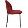 Khloe Stuhl - Bordeaux Samt