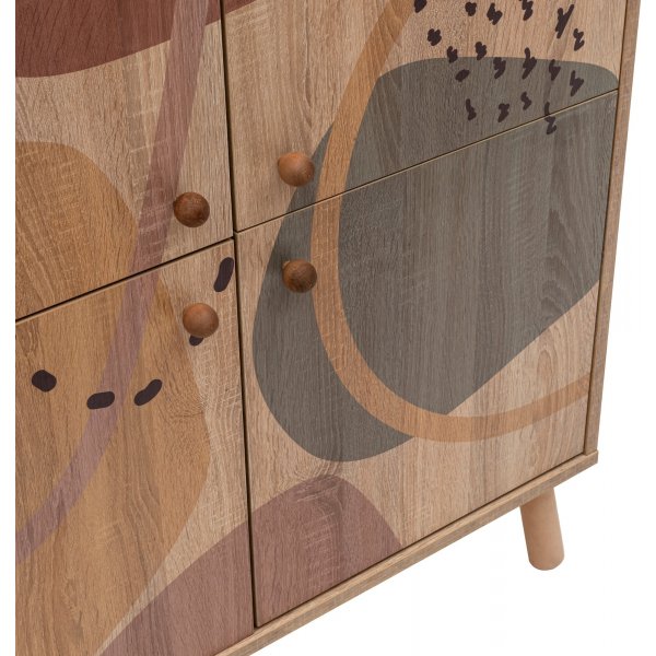 Leva Form Kleiderschrank - Kiefer COPY