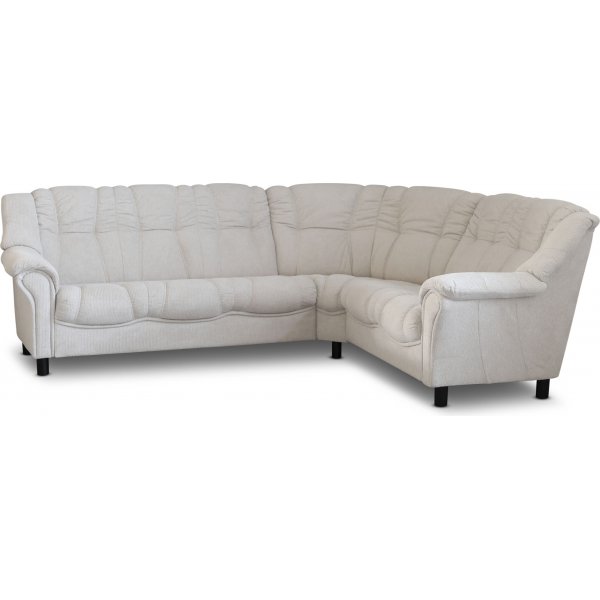Wendbares Ecksofa Rome aus beigem Stoff