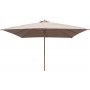Orlando Sonnenschirm 300x300 cm Beige / Holz