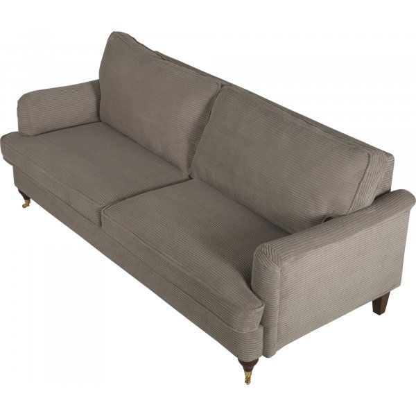 Howard Watford Deluxe 3-Sitzer-Sofa - Hellbrauner Cord Howard Watford Deluxe 3-Sitzer-Sofa - Hellbrauner Cord