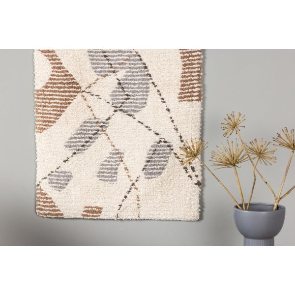 Liam Wandteppich 50x80 cm - Braun