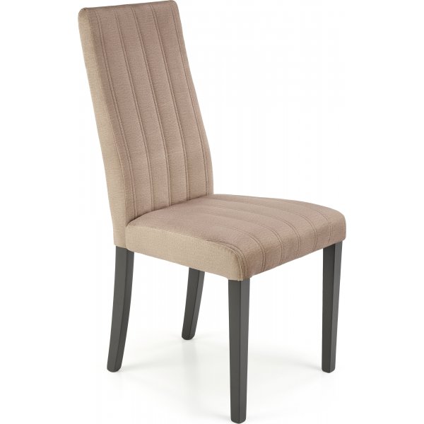 Heather Esszimmerstuhl - Beiger Samt/Schwarz