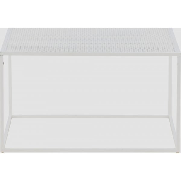 Netz Couchtisch 80 x 80 cm - Wei�