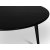 Runder Omni-Esstisch aus schwarz gebeizter Eiche, 130 cm + Mbelfe
