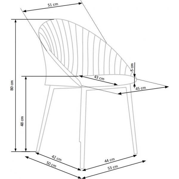 Cadeira Esszimmerstuhl 357 - Grau Cadeira Esszimmerstuhl 357 - Grau
