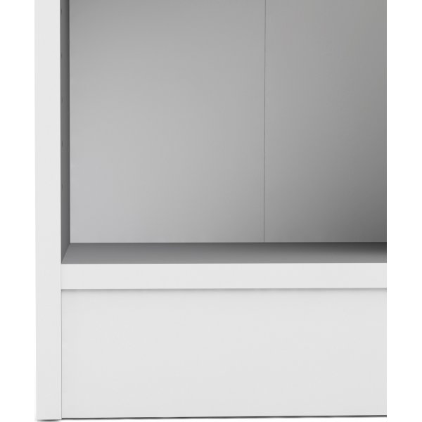 Einfaches hohes Bcherregal - Wei