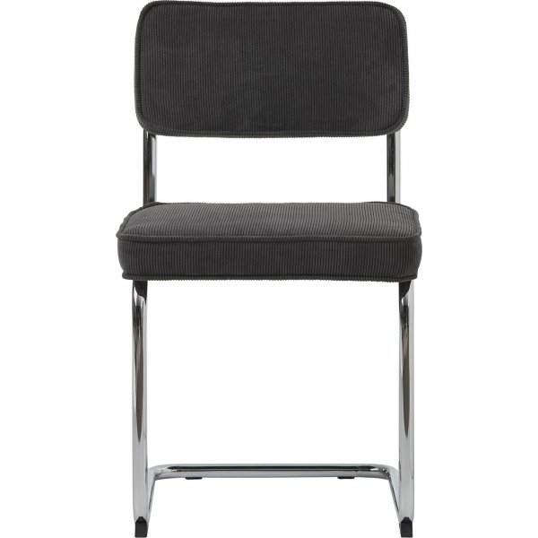 Aero-Stuhl aus grauem Cord