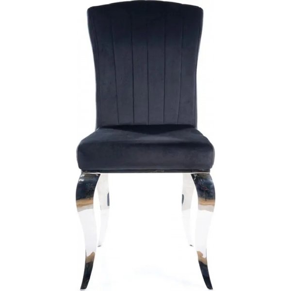 Prince Stuhl - Schwarz/Chrom