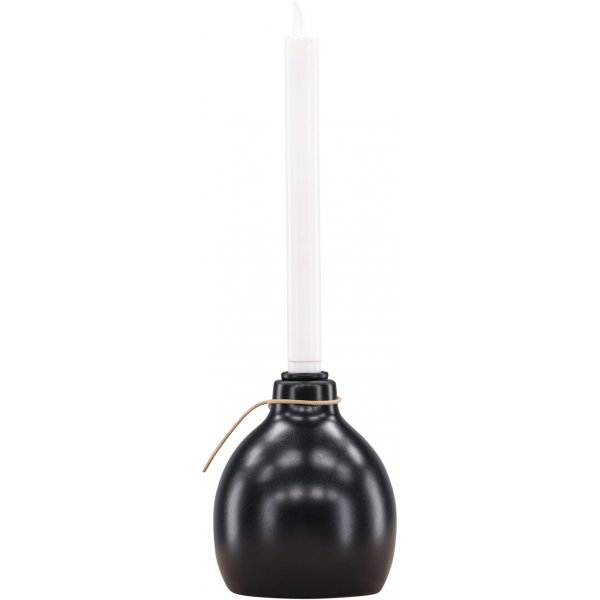 Ulricehamn LED-Kerzenständer 32 x 12 cm - Schwarz/Weiß Ulricehamn LED-Kerzenständer 32 x 12 cm - Schwarz/Weiß