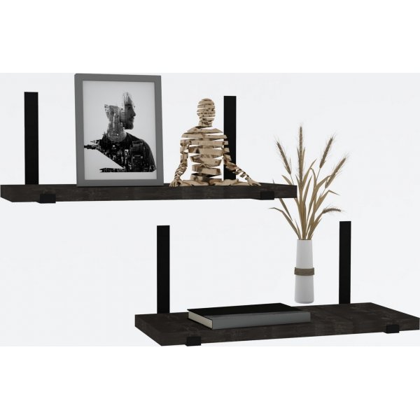 Wandregal Lama - Anthrazit